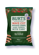 Burts Handcooked Jalapeno & Red Pepper Potato Chips review