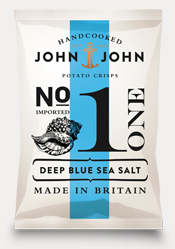 John & John Deep Blue Sea Salt Potato Chips