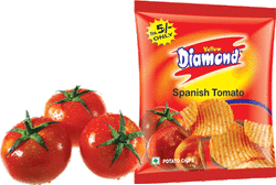 Yellow Diamond Spanish Tomato Potato Chips