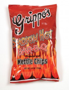 Grippo's Smokin' Hot Bar--B-Q Kettle Chips