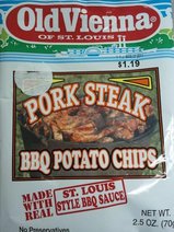 Old Vienna of St Louis Pork Steak BBQ Chips