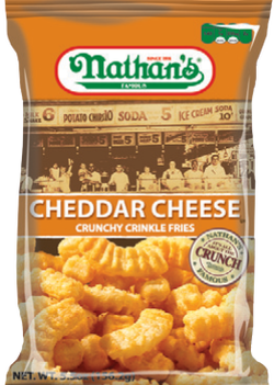 Nathan's Famous Cheddar Cheese Chips