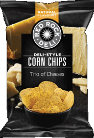 Red Rock Deli Corn Chips Trio of Cheeses