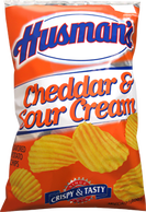 Husman's Potato Chips Cheddar Sour Cream
