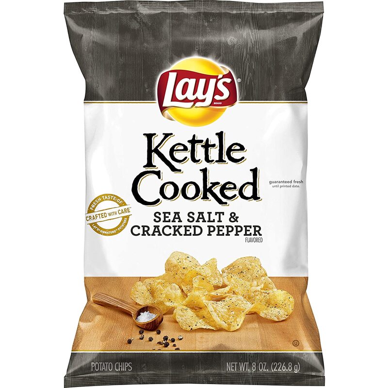 Lay's Kettle Cooked Sea Salt & Cracked Pepper Review