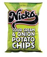 Nicks Sour Cream & Onion Potato Chips