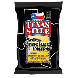 Bob's Texas Style Salt & Cracked Pepper Kettle Cooked Potato Chips