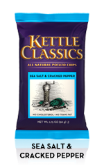 Kettle Classics Sea Salt & Cracked Pepper Kettle Cooked Potato Chips