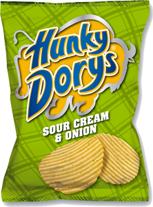 Hunky Dorys Sour Cream & Onion Potato Crisps