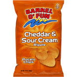 Barrel 'O Fun Cheddar & Sour Cream Ripple Potato Chips