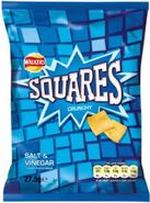 Walkers Squares Salt & Vinegar Flavour Crisps Review