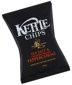 Kettle Chips Sea Salt & Crushed Black Peppercorns