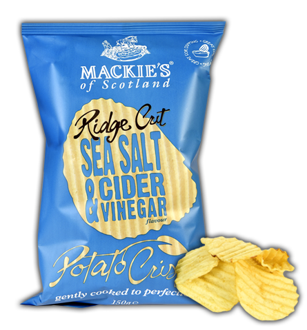 Mackie’s of Scotland Ridge Cut Sea Salt & Cider Vinegar Crisps Review