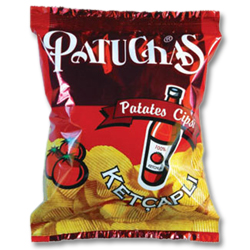 Gesa Foods Patuchas Wavy Ketchup Potato Chips
