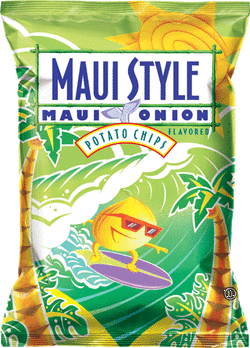 Maui Style Chips Onion Logo