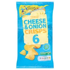 Tesco Cheese & Onion Crisps