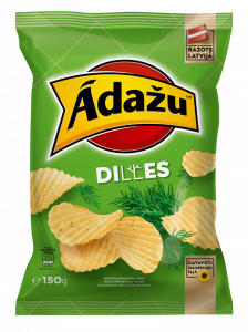 Adazu Chips   Kartupeļu čipsi ar diļļu garšu