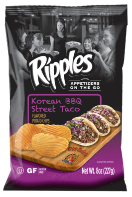 Old Dutch Korean Barbecue Ripples Chips