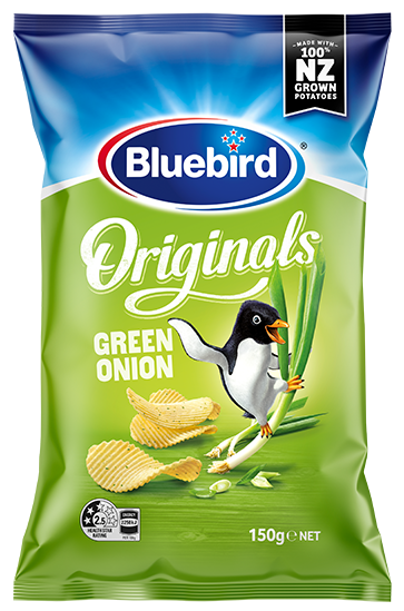 Bluebird Potato Chips Green Onion