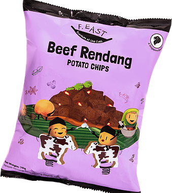 Flavours of the East Potato Chips Beef Rendang