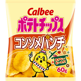 Calbee Potato Chips Consomme Punch
