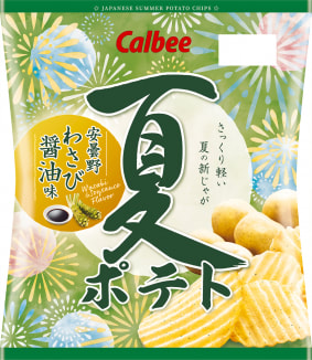 Calbee Potato Chips Summer Azumino Wasabi