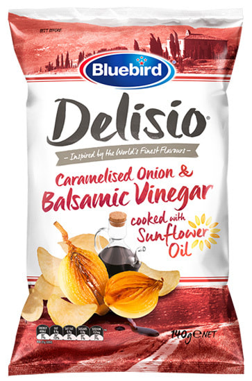 Bluebird Delisio Potato Chips Balsamic