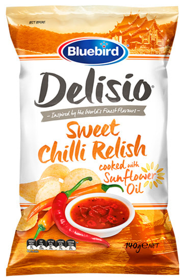 Bluebird Delisio Potato Chips Chilli