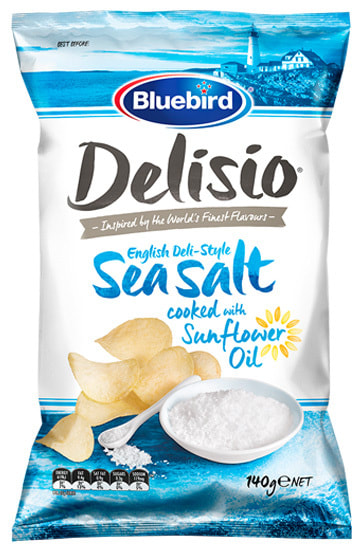 Bluebird Delisio Potato Chips Salt