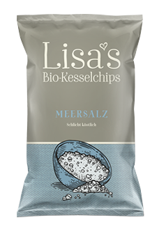 Lisa's Bio-Kesselchips Meersalz