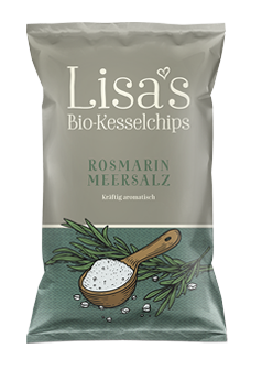Lisa's Bio-Kesselchips Rosmarin Meersalz