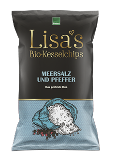 Lisa's Bio-Kesselchips Meersalz Pfeffer