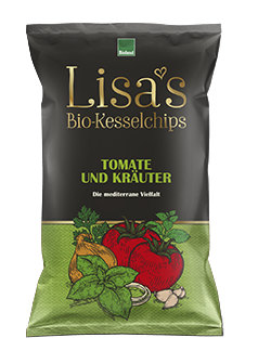 Lisa's Bio-Kesselchips Tomate