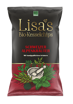 Lisa's Bio-Kesselchips Alpenkrauter