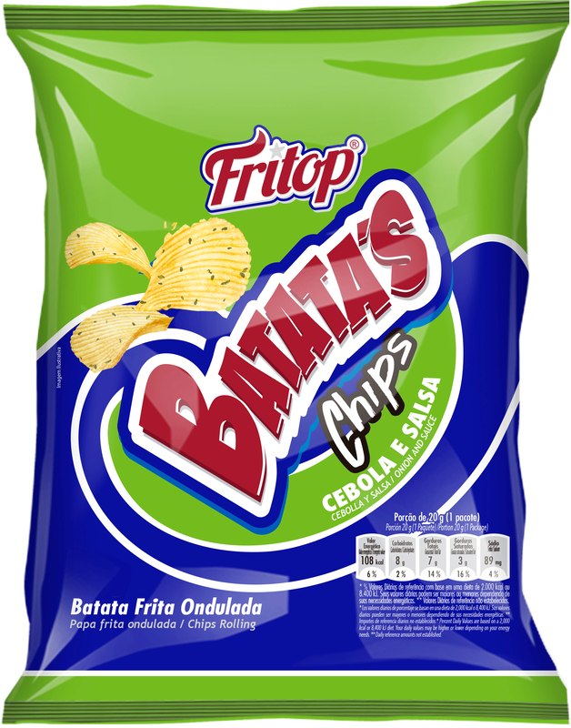 Fritop Batata's Onion & Parsley Potato Chips