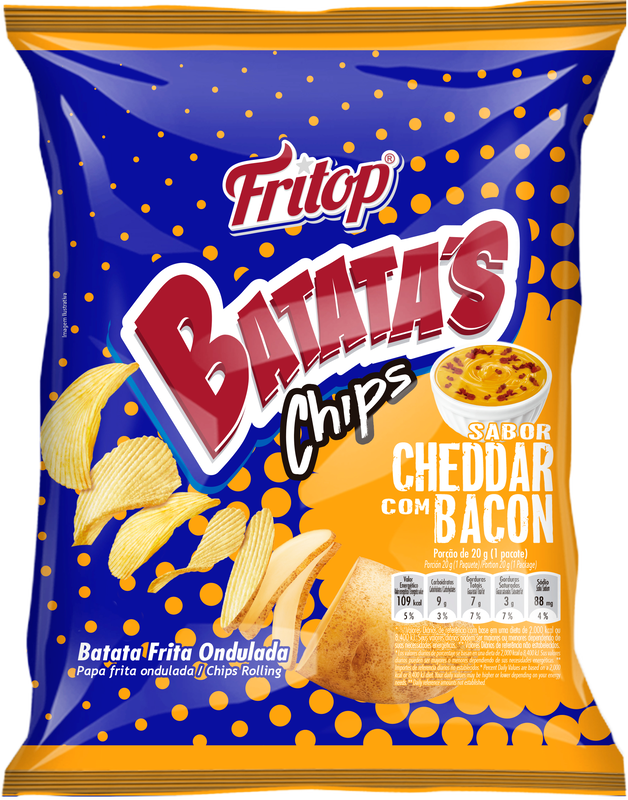 Fritop Batata's Cheddar Bacon Potato Chips