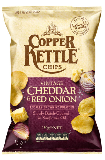 Copper Kettle Potato Chips Cheddar Onion