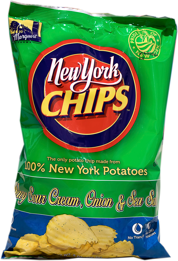 New York Chips Sour  Cream Onion Sea Salt 
