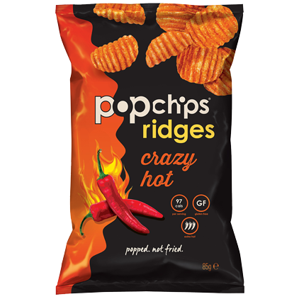Popchips Ridges Crazy Hot