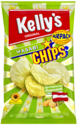 Kelly's Potato Chips Wasabi