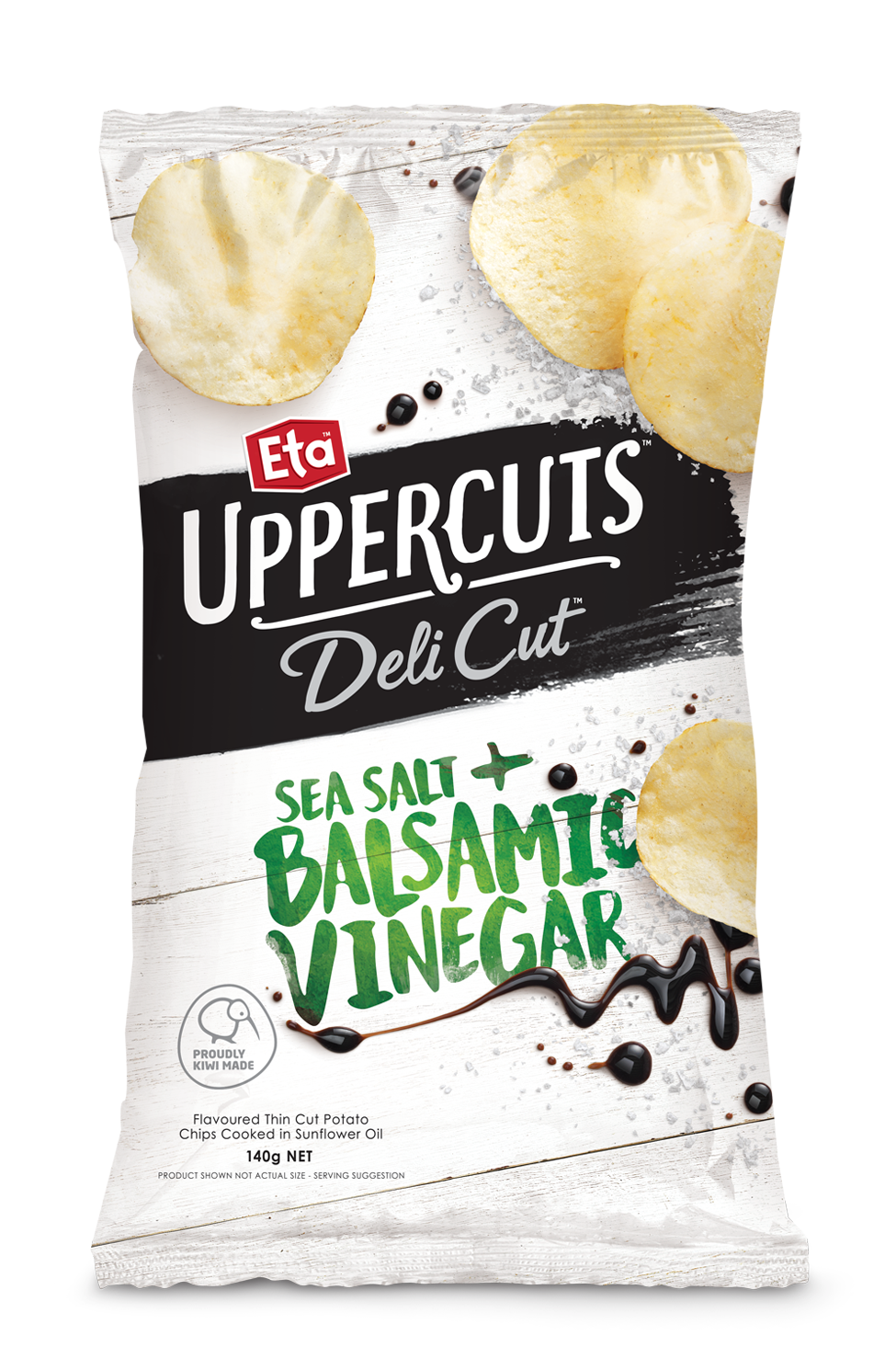 Eta UpperCuts Potato Chips Sea Salt & Balsamic Vinegar