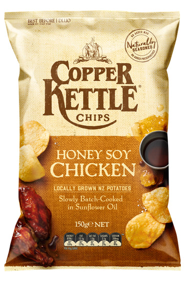 Copper Kettle Potato Chips Honey Chicken 