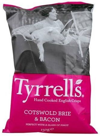 Tyrrell's Cotswold Brie & Bacon Crisps Review
