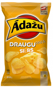 Adazu Chips   Kartupeļu čipsi ar siera garšu