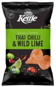 Snack Brands Australia Kettle Potato Chips thai chilli