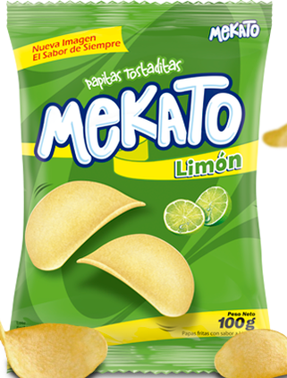 Yupi Mekato Chips Limon