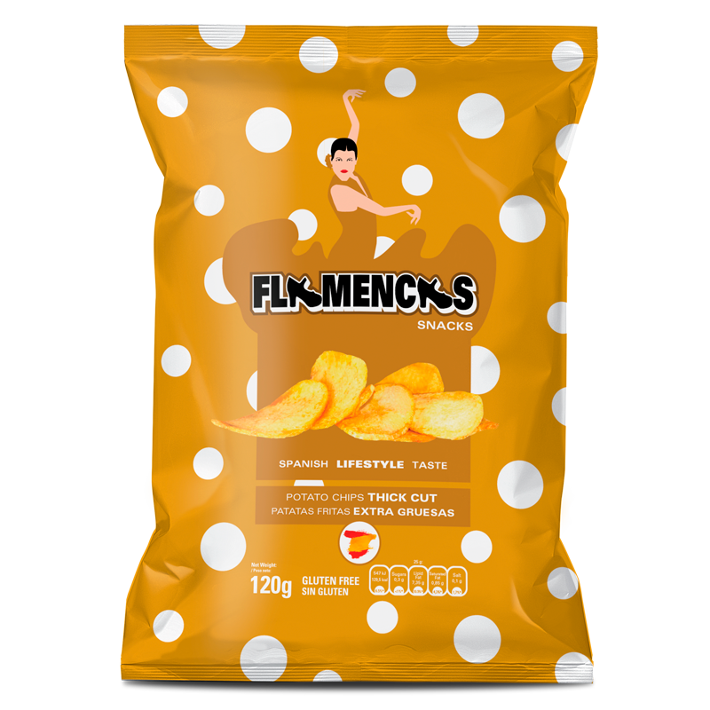 Flamencas Chips Gruesas