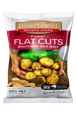 Heartland Potato Chips Flat Cut Salt 