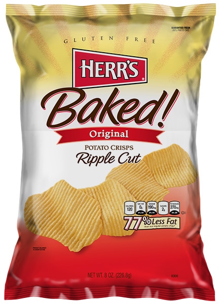 Herr's Original Baked Ripple Potato Crisps
