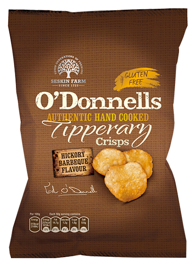 O’Donnells of Tipperary Hand Cooked Hickory Barbeque Crisps Review
